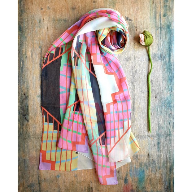 Ana Maison šilko šifono skara